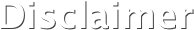 Disclaimer
